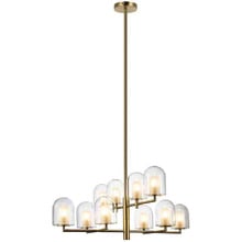 Blanca Glass 10 Light Pendant